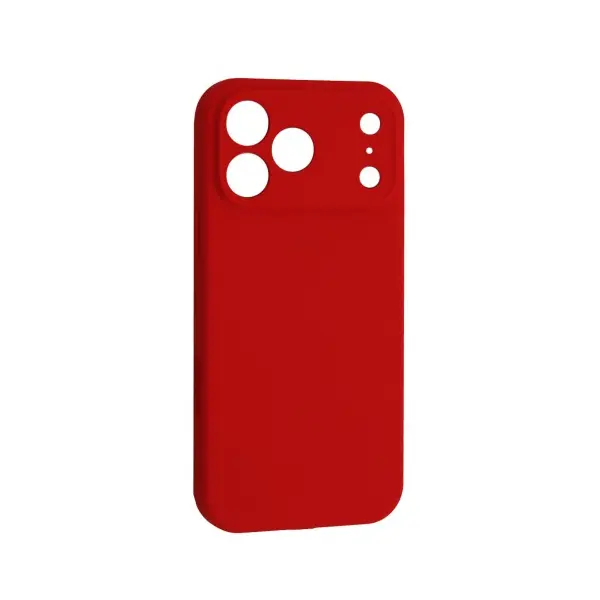 ЧОХОЛ SILICONE CASE CAMERA PROTECTIVE ДЛЯ IPHONE 17 PRO (14) ЧЕРВОНИЙ
