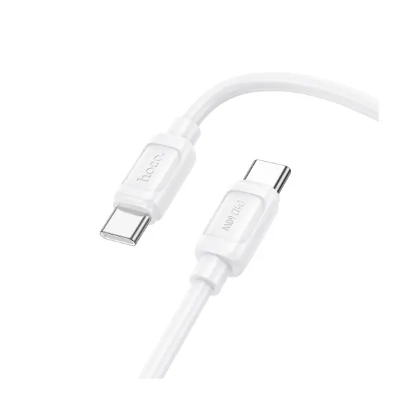 MR4_146741 Кабель pd hoco x115 surpass 60w charging data cable c to c 1m, білий 