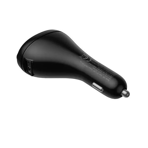 АВТОМОБІЛЬНИЙ ЗАРЯДНИЙ ПРИСТРІЙ + FM МОДУЛЯТОР HOCO E88 STAR, 1XUSB-A, 2XTYPE-C, 35W (2C) CIGARETTE LIGHTER, ЧОРНИЙ
