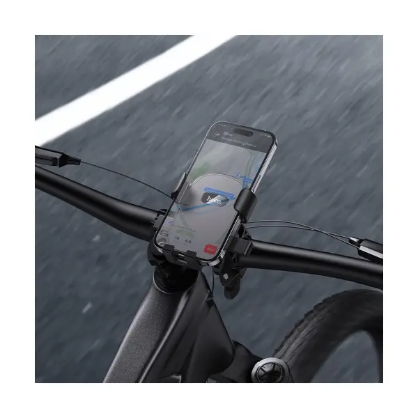 ТРИМАЧ ВЕЛО-МОТО HOCO H85 KNIGHT MOTORCYCLE BICYCLE UNIVERSAL HOLDER, ЧОРНИЙ