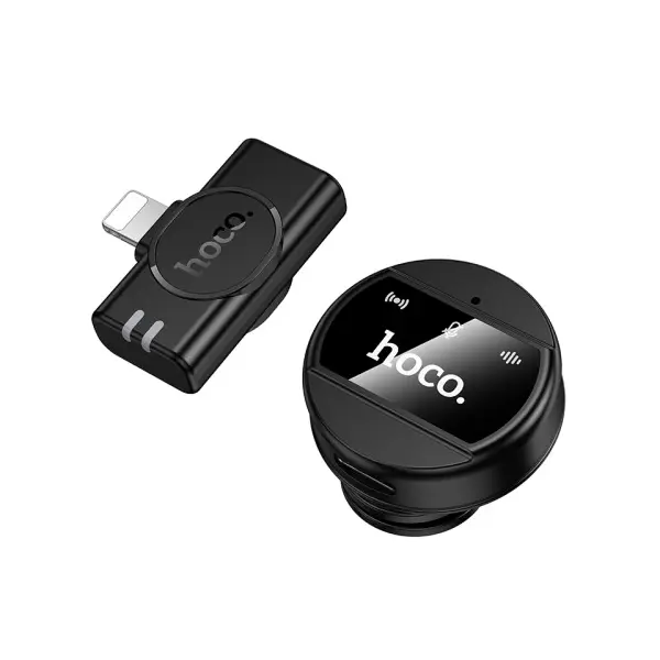 MR4_146757 Мікрофон hoco l21 charm wireless microphone ip, чорний 
