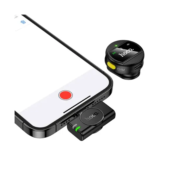 MR4_146757 Мікрофон hoco l21 charm wireless microphone ip, чорний 