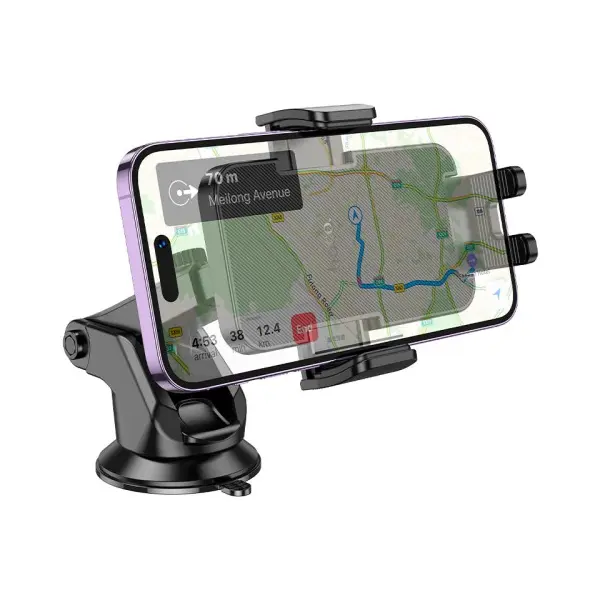 АВТОТРИМАЧ HOCO H37 CHEETAH CAR HOLDER (CENTER CONSOLE), ЧОРНИЙ