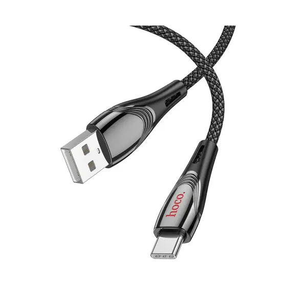 MR4_146723 Кабель hoco u133 monte charging data cable type-c 1,2 m, чорний 