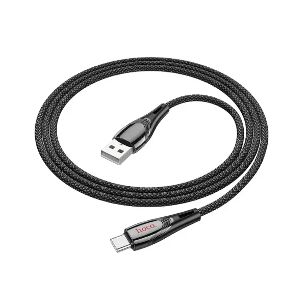 MR4_146723 Кабель hoco u133 monte charging data cable type-c 1,2 m, чорний 