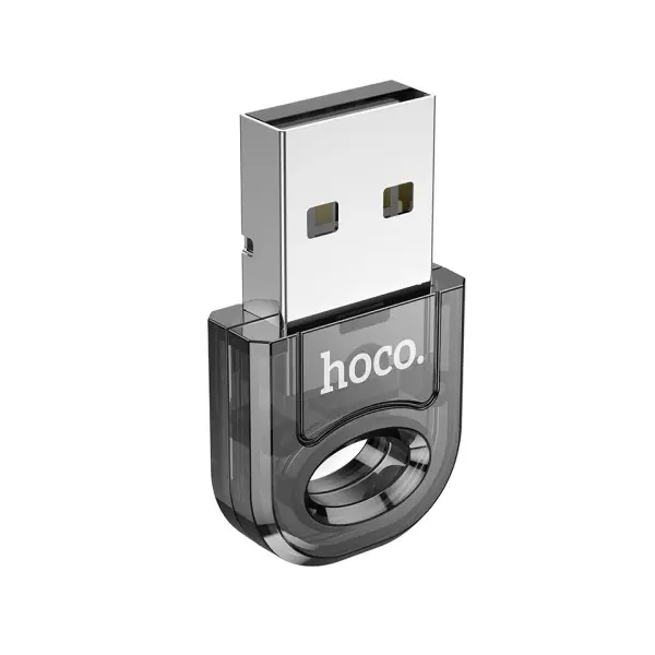MR4_146724 Адаптер bluetooth hoco ua28 usb bt adapter transparent, чорний 