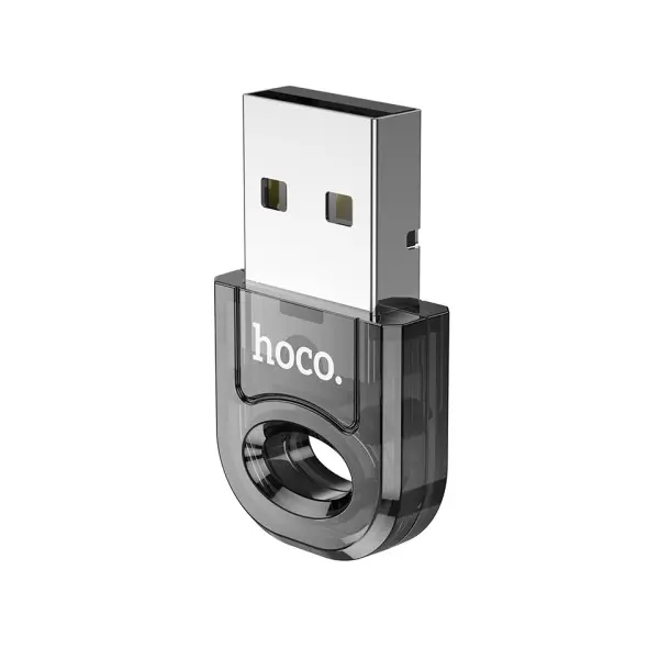 MR4_146724 Адаптер bluetooth hoco ua28 usb bt adapter transparent, чорний 
