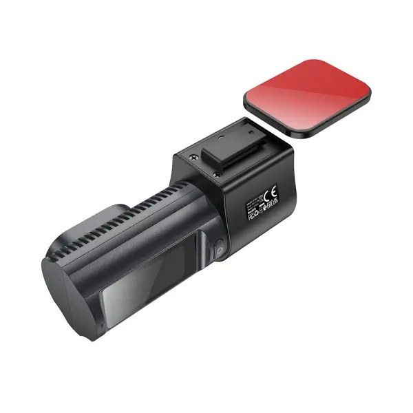 ВІДЕОРЕЄСТРАТОР HOCO DV8 2K DISPLAY HIDDEN DRIVING RECORDER (WITH REAR CAMERA), ЧОРНИЙ