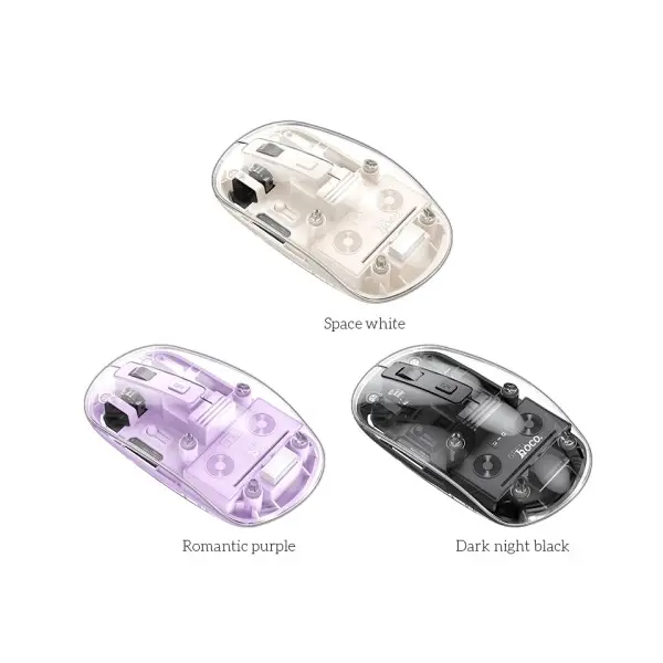 КОМПЮТЕРНА МИШКА HOCO GM29 MYSTERIOUS DUAL-MODE SILENT WIRELESS MOUSE, ЧОРНИЙ