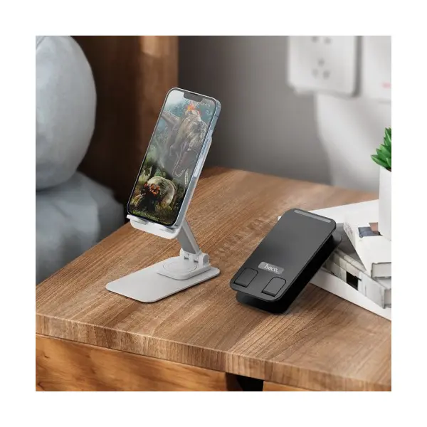 MR4_146707 Тримач настільний hoco ph50 ivey folding rotatable desktop holder, білий 