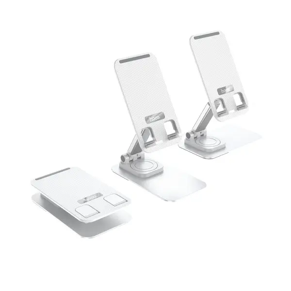 MR4_146707 Тримач настільний hoco ph50 ivey folding rotatable desktop holder, білий 