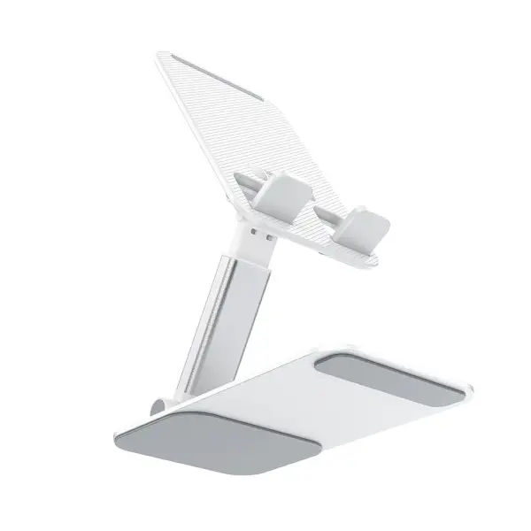 MR4_146707 Тримач настільний hoco ph50 ivey folding rotatable desktop holder, білий 