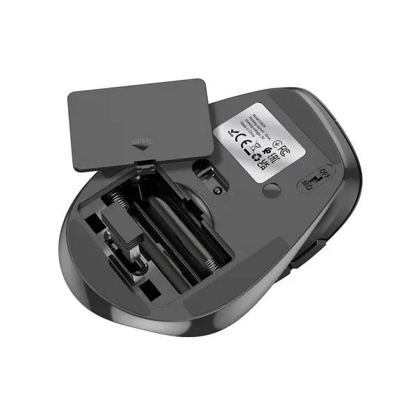 КОМПЮТЕРНА МИШКА HOCO GM24 MYSTIC 6-BUTTON 2-MODE WS MOUSE, ЧОРНИЙ