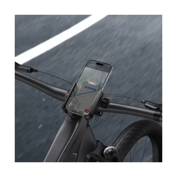 MR4_146754 Тримач вело-мото hoco h91 milly motorcycle bicycle universal holder, чорний 