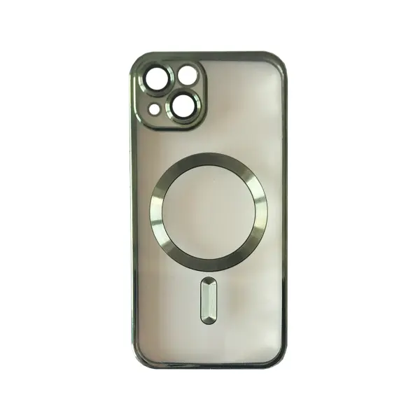 ЧОХОЛ SHINING CAMERA MAGSAFE ДЛЯ IPHONE 15 PLUS DARK ЗЕЛЕНИЙ