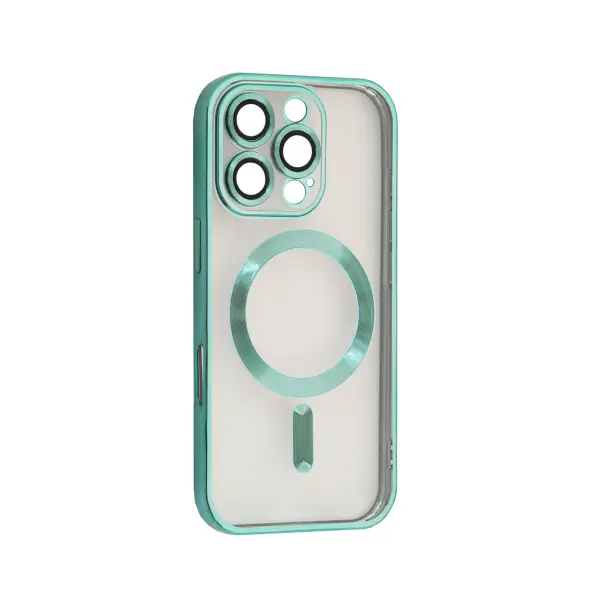 ЧОХОЛ SHINING CAMERA MAGSAFE ДЛЯ IPHONE 16 PRO ЗЕЛЕНИЙ