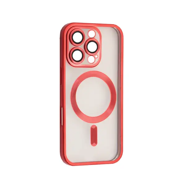 ЧОХОЛ SHINING CAMERA MAGSAFE ДЛЯ IPHONE 16 PRO MAX ЧЕРВОНИЙ