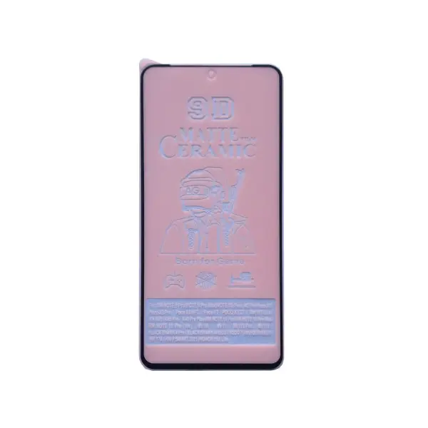 ЗАХИСНЕ СКЛО CERAMIC MATTE ДЛЯ REDMI NOTE 14 4G EU (164,8ММ), ЧОРНИЙ (ТЕХ. ПАК)
