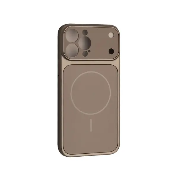ЧОХОЛ NEW AG GLASS MAGSAFE CASE ДЛЯ IPHONE 13 PRO MAX, СІРИЙ