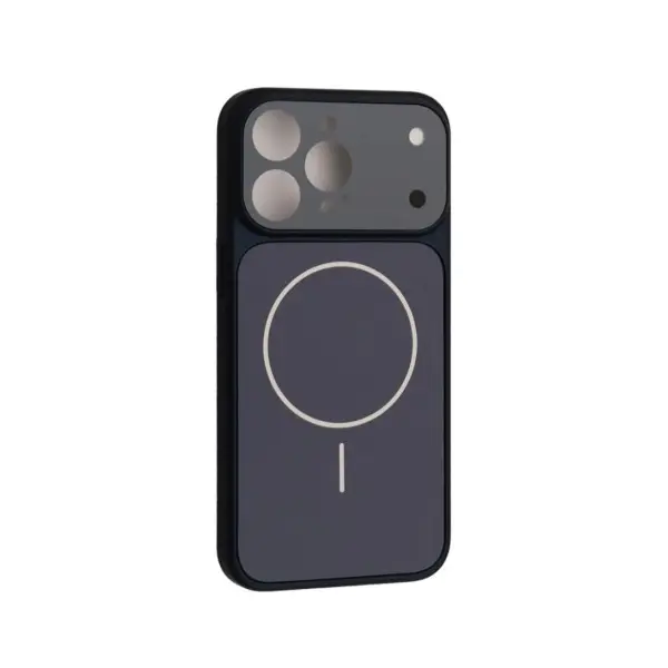 MR4_146779 Чохол new ag glass magsafe case для iphone 13 pro max синій 
