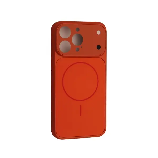ЧОХОЛ NEW AG GLASS MAGSAFE CASE ДЛЯ IPHONE 13 PRO MAX ПОМАРАНЧЕВИЙ