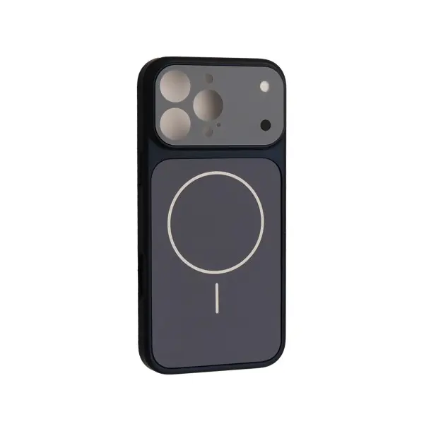 MR4_146809 Чохол new ag glass magsafe case для iphone 16 pro синій 