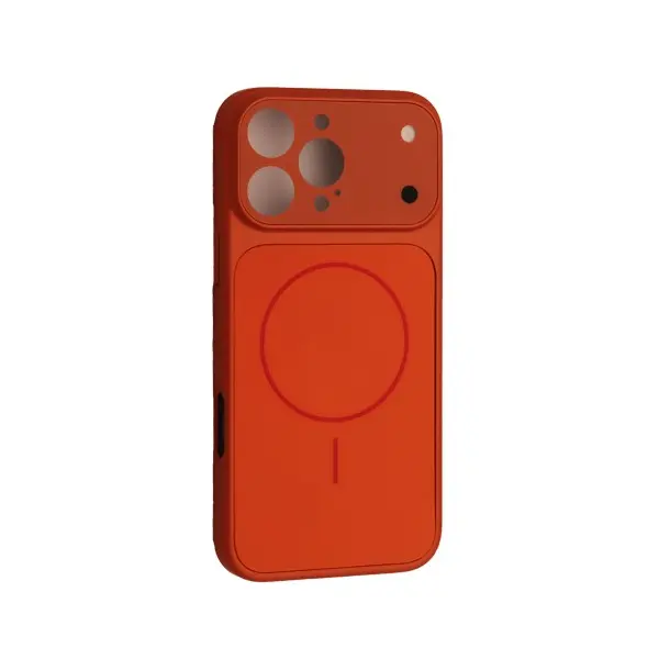 MR4_146810 Чохол new ag glass magsafe case для iphone 16 pro помаранчевий 