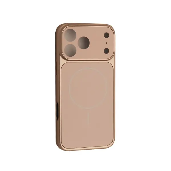 ЧОХОЛ NEW AG GLASS MAGSAFE CASE ДЛЯ IPHONE 17 PRO GOLD