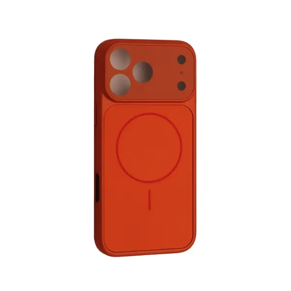 ЧОХОЛ NEW AG GLASS MAGSAFE CASE ДЛЯ IPHONE 17 PRO ПОМАРАНЧЕВИЙ