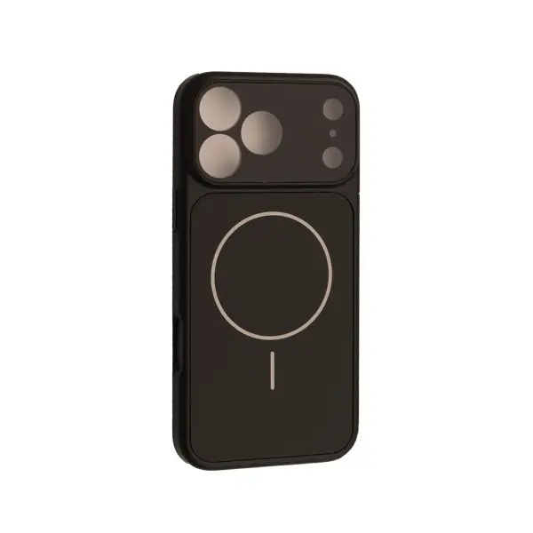 MR4_146823 Чохол new ag glass magsafe case для iphone 17 pro max, чорний 
