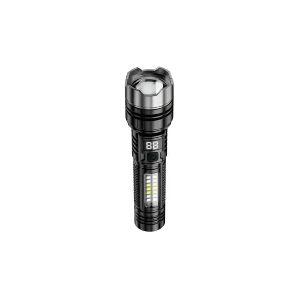 MR4_147008 Ліхтарик xo yh20 telescopic zoom червоний and синій strobe light, чорний 