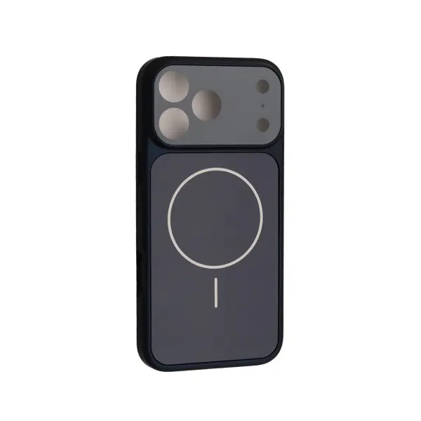 MR4_146821 Чохол new ag glass magsafe case для iphone 17 pro синій 