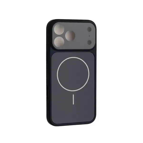 MR4_146827 Чохол new ag glass magsafe case для iphone 17 pro max синій 