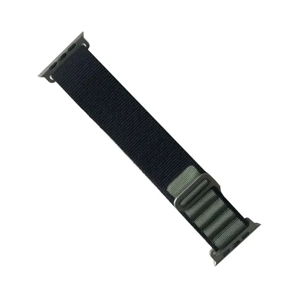 MR4_147092 Ремінець для apple watch alpine loop 42, 44, 45, 49, чорний-green 