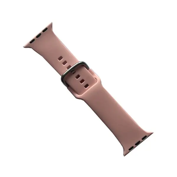 MR4_147158 Ремінець для apple watch silicone metal claps 38, 40, 41mm silt 