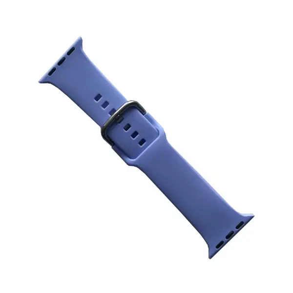 MR4_147176 Ремінець для apple watch silicone metal claps 42, 44, 45, 46, 49mm lilac 
