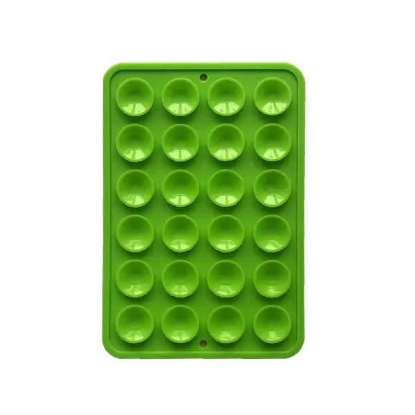 MR4_147202 Тримач-присоска ліппер для телефону прямокутний 75mm x 50mm lime 