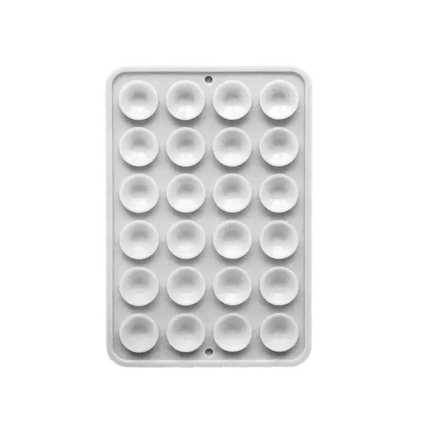 MR4_147204 Тримач-присоска ліппер для телефону прямокутний 75mm x 50mm, білий 