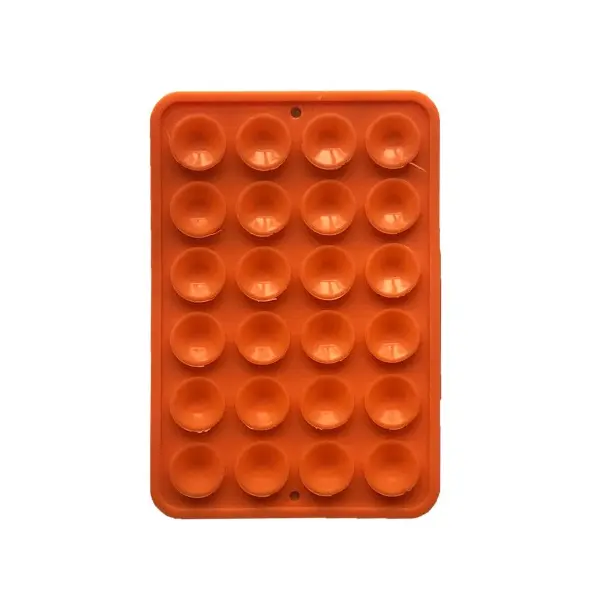 MR4_147206 Тримач-присоска ліппер для телефону прямокутний 75mm x 50mm помаранчевий 