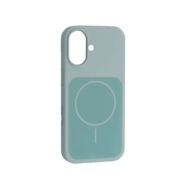 MR4_147380 Чохол new silicone case magsafe для iphone 17 light lime зелений 