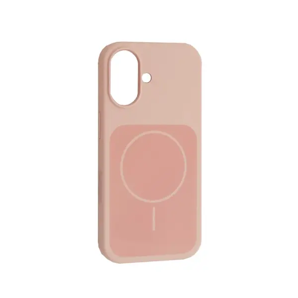 ЧОХОЛ NEW SILICONE CASE MAGSAFE ДЛЯ IPHONE 17, СІРИЙ РОЖЕВИЙ