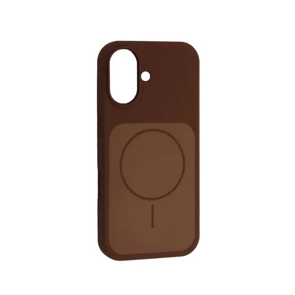 MR4_147384 Чохол new silicone case magsafe для iphone 17 new brown 