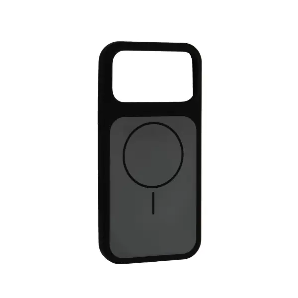 MR4_147411 Чохол new silicone case magsafe для iphone 17 pro max, чорний 