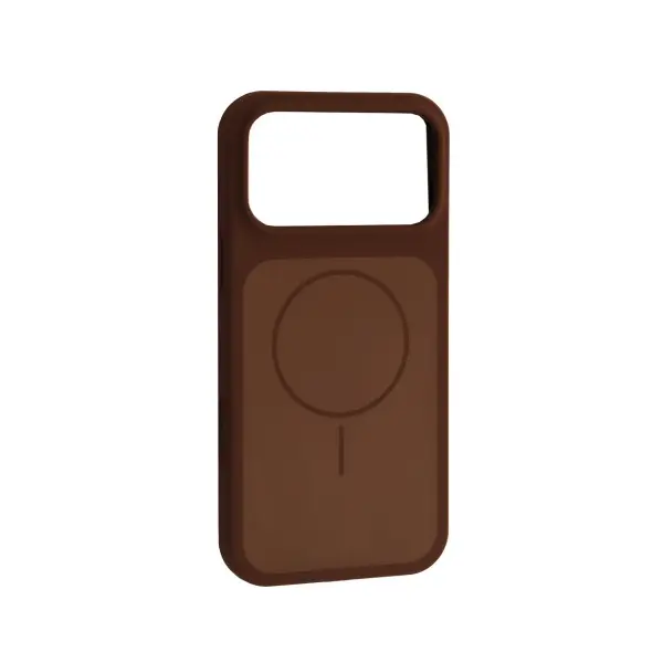 ЧОХОЛ NEW SILICONE CASE MAGSAFE ДЛЯ IPHONE 17 PRO MAX NEW BROWN