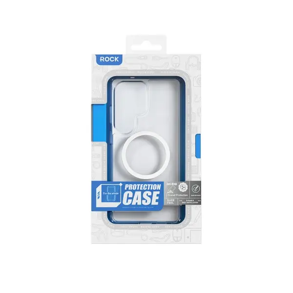 MR4_147107 Чохол rock crystal transparent protection case with magnetic для samsung s26 ultra transparent 