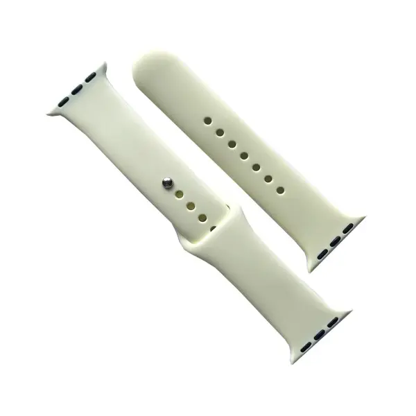 РЕМІНЕЦЬ ДЛЯ APPLE WATCH SILICONE 38, 40, 41 2IN1 (51) MELLOW ЖОВТИЙ