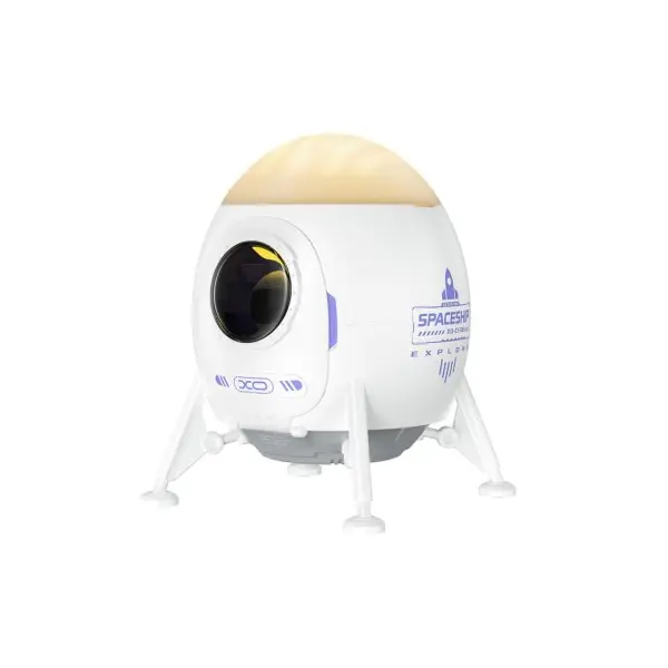 НІЧНИК XO CF38 STARLIGHT LANDER AMBIENT LIGHT + SPEAKER, БІЛИЙ