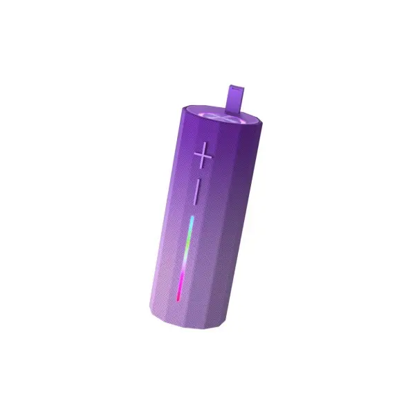 АКУСТИЧНА СИСТЕМА XO F71 HIDDEN CARRYING HANDLE CYLINDER LED DAZZLE SPEAKER ФІОЛЕТОВИЙ