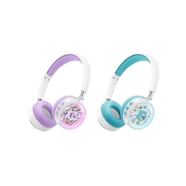 НАВУШНИКИ НАКЛАДНІ XO BE57 COLORFUL ELF KIDS WIRELESS HEADPHONES СИНІЙ