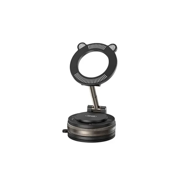 АВТОТРИМАЧ XO C181 CAT HEAD MANUAL SUCTION CUP SWIVEL STAND, ЧОРНИЙ